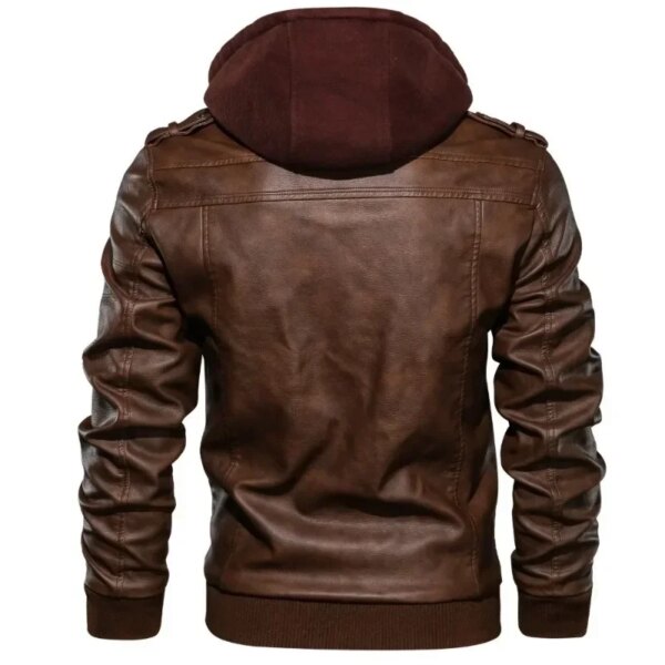 Zenos Leather Jacket - Image 3