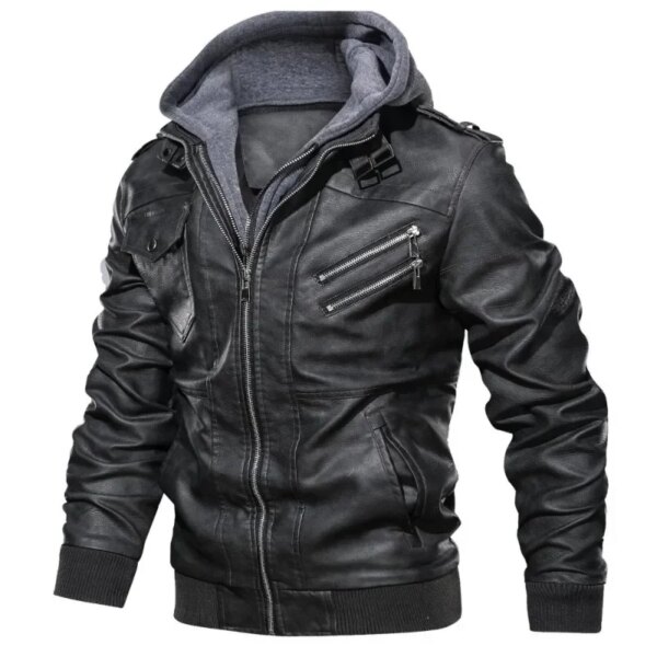 Zenos Leather Jacket - Image 4