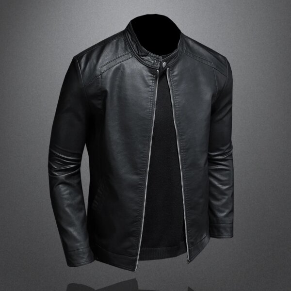 Shadow Leather Jacket - Image 4